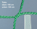 VOETBAL GOAL NET, JEUGD, 100/100 CM, VIERKANT