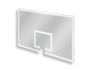 Basketbalbord Acryl 120 x 90 cm met ringuitsparing.