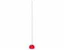 Badminton ondersteuningspaal hoogte 155 cm