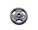 Ol. Zwarte Rubber Halterschijf 10 kg