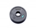 Ol. Zwarte Rubber Halterschijf 2.5 kg