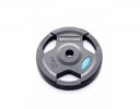 Ol. Zwarte Rubber Halterschijf 20 kg