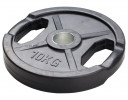Halterschijf rubber gecoat 10 kg