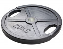 Halterschijf rubber gecoat 20 kg