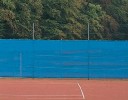 All-In Sport: Tennisbaandoek 12 x 2 meter blauw Tennisbaandoek 12 x 2 meter blauw