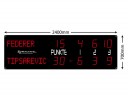 Scorebord tennis RTX Alpha