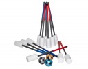 Slagbalspel Ballbouncer groot 12 stokken en 3 ballen