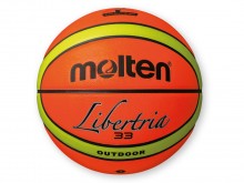 All-In Sport: Outdoor basketbal van synthetisch leder met zeer goede speeleigenschappen. Attractief kleurdesign neonoranje/neongeel voor zeer goede zic...