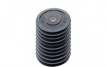 All-In Sport: <p>10-pack 10 kg Ol. Bumper Plates zwart</p>
<p> </p>
<p>Olymische Bumper plates vervaardigd uit massief rubber. Hierdoor zijn dez...