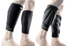 All-In Sport: <p>LILA Exogen kuiten sleeves. De kuiten sleeves zijn gericht om de weerstand van de onderbenen te trainen. Op dit neopreen/compressie ma...