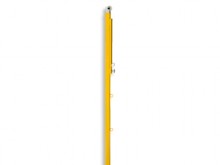 All-In Sport: De hoogte is telescopisch instelbaar van ca. 155 – 170 cm, met nethaken, katrol en glijhaken, voor bodemhulzen 40 x 40 mm. 