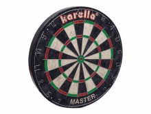 All-In Sport: Het originele Karella Master dartboard bestaat uit miljoenen fijngeperste hoogwaardige Sisalvezels. Deze Sisalvezels hebben het voordeel,...