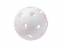 All-In Sport: <b>PVC gatenbal o.a. voor Floorball, schoolhockey, etc. in rood of wit, gewicht ca. 23 gram.