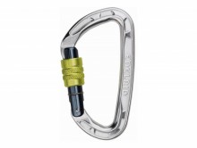 All-In Sport: Ideale schroefkarabiner met Keylock-sluiting voor hantering met zekeringsmaterialen of voor de fixatie aan de standplaats. Gewicht 43 gram.