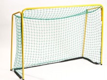 All-In Sport: Ca. 1,6 mm nylon, maaswijdte 4,5 cm, geschikt voor doel D5157 en andere doelen 105 x 140 cm.