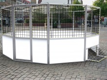 All-In Sport: <b>Streetsoccer Court - 6-hoekig met doorsnede 5 meter</b><br /><br />Deze Streetsoccer Court is het ultieme sportveld op openbare plekke...