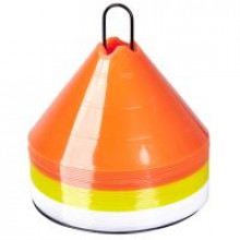 All-In Sport: <p><span>Markeringshoedjes TANGA SPORTS SET MAXI</span></p>
<p>Set van 30 markeerhoedjes van slagvaste kunstof, praktisch voor elke trai...