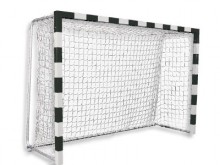 All-In Sport: Zaalhandbaldoel 3 x 2 meter, totale doeldiepte 125 cm. Met 4 vloer-bevestigingspunten. De netbeugels kunnen zowel inklapbaar of als vaste...