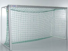 All-In Sport: 300 x 160 cm, boven 80 cm – onder 100 cm, groen, maaswijdte 10 cm. Levering per paar.