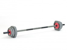 All-In Sport: De Reebok Rep Set is voor gewichtshefoefeningen tijdens groepslessen in fitnessstudio’s gemaakt. De schijven zijn van een softe maar toch...