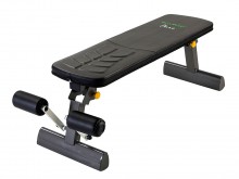 All-In Sport: Een stabiele trainingsbank in aansprekend design! Zowel als vlakke bank voor haltertraining als ook in schuine positie voor sit-ups voor ...