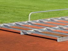 All-In Sport: Robuste Unterkonstruktion aus großdimensionierten Alu-Rechteckrohren mit aufgeschweißten Alu-Profilen (80x20 mm). Dieses nahezu unverwüst...