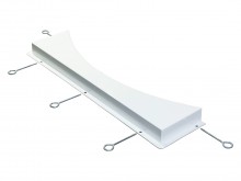 All-In Sport: van GVK of compleet van aluminium, met bevestigingsstrips en verzinkte bevestigingspinnen. 115 cm breed.