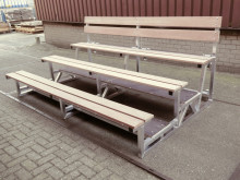 All-In Sport: <p><span style=font-size: small;><strong>Mobiele tribune 4 mtr</strong></span></p>
<p><span style=font-size: small;>Volledig gelast ...