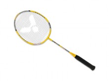 All-In Sport: Op weg naar een normaal badmintonracket vertegenwoordigd het KIDDY racket de laatste stap. Het racketblad heeft een normale maat en const...