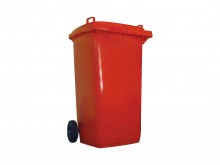 All-In Sport: 240 liter, kleur rood, inclusief hangslot.