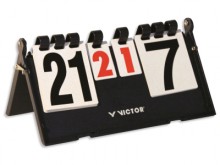 All-In Sport: Zeer robuust scorebord. Inklapbaar met verankeringsmechanisme. Cijfers aan beide zijden afleesbaar. Cijfers van 0-36, met set weergave va...