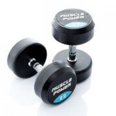 Ronde Dumbbell 22kg, per stuk 