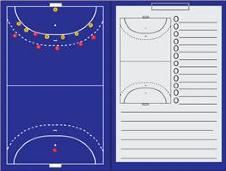 Coachmap magnetisch + Clip Handbal