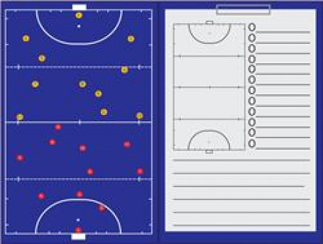 Coachmap magnetisch + Clip Hockey