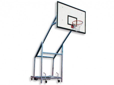 Basketbalmast verrolbaar aluminium