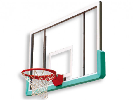 Basketbalbord Acryl 10 mm 180 x 105 cm met ringuitsparing