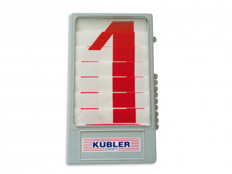 Scorebord cijfercassette rood