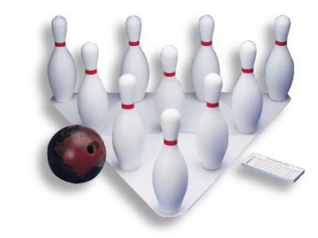 Bowlingset van kunststof