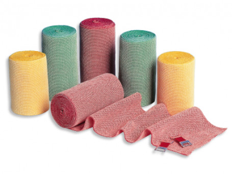 Kortbandage Elastus color 10 x bandage met klemmen