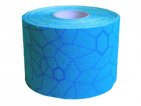 Kinesiologie tape Thera-Band XactStretch, 5 m x 5 cm, blauw/blauw