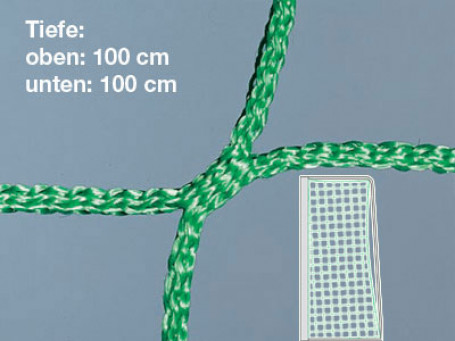 Jeugdvoetbaldoelnetten PP 4 mm groen