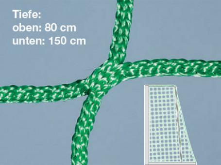 Jeugdvoetbaldoelnetten PP 4 mm groen
