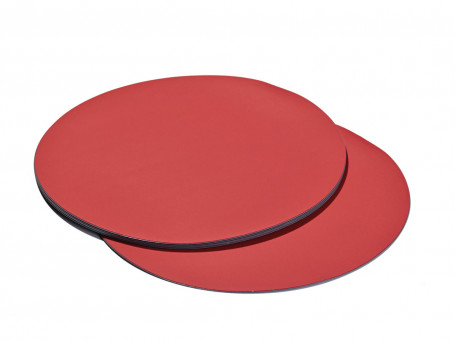 Markeringspads Molten® Ø ca. 22 cm 6 stuks rood