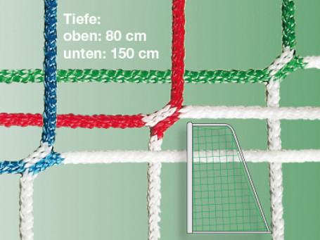 Jeugdvoetbaldoelnetten Schaakbord groen/wit