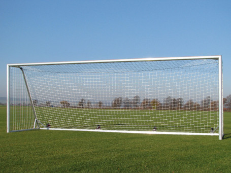 Voetbaldoel 732x244 cm vrijstaand met contragewichten