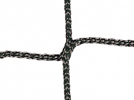 Voetbaldoelnetten 1-kleurig - netdiepte 200/200 cm, 3 mm zwart