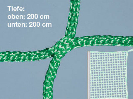 Voetbaldoelnetten voor doeldiepte 200 cm / 200 cm