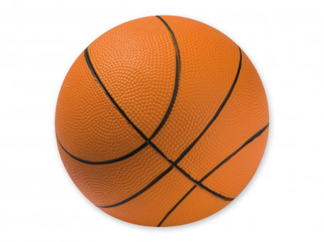 Basketbal PU-foam Ø 20 cm, 290 gram oranje/zwart