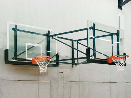 Basketbal-wandinstallatie overhang 170 cm zwenkbaar