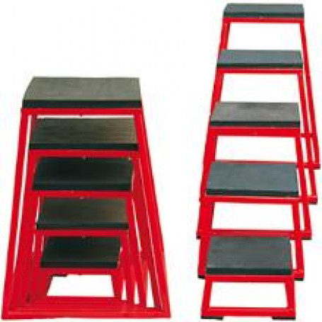 Plyometrische platforms set van 5 stuks